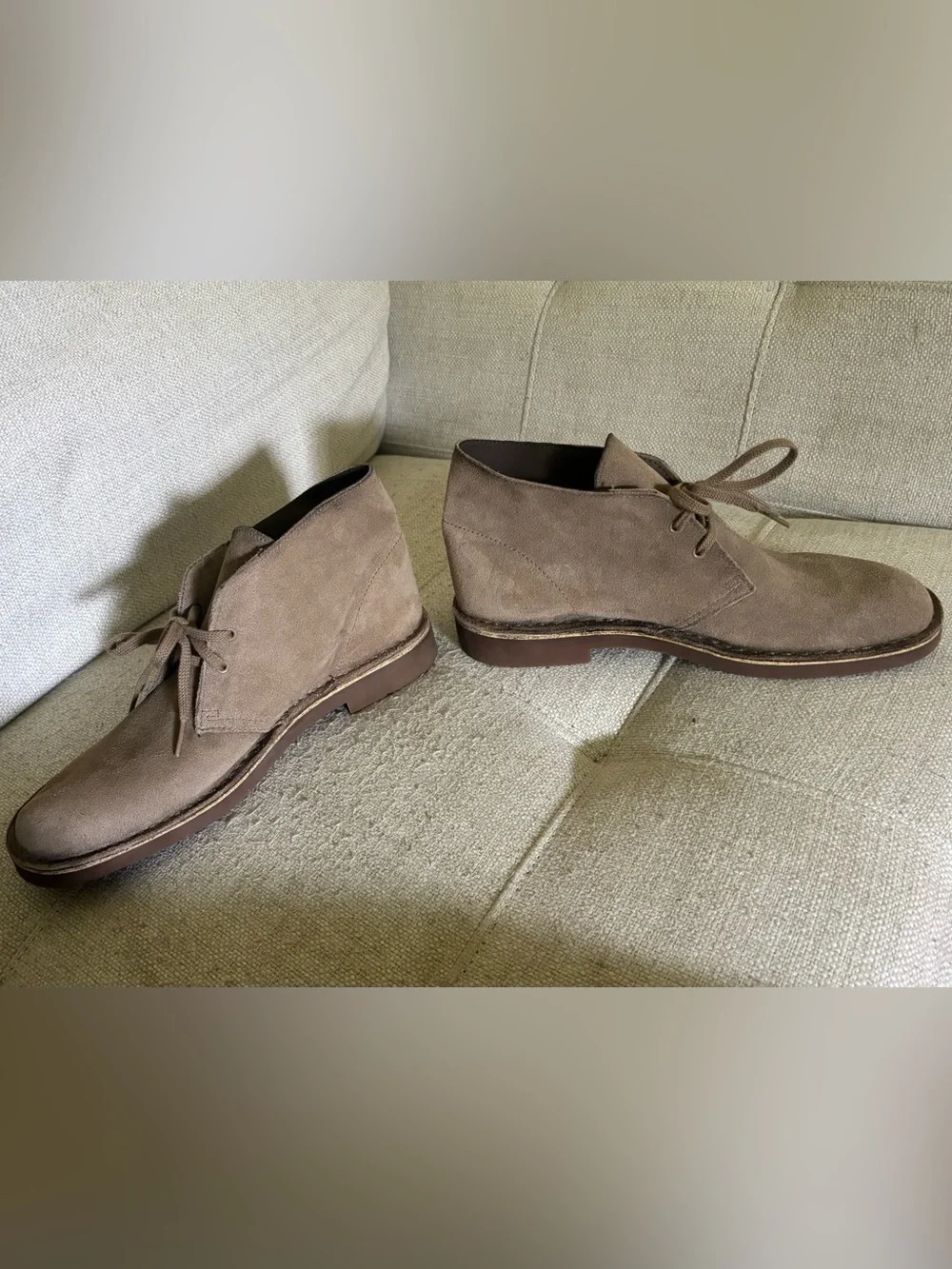 Men's Clarks Brown Suede Chukka Boots Size 9